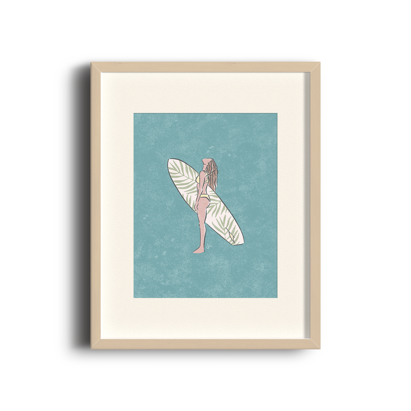 Poster | Looking Up | Teal