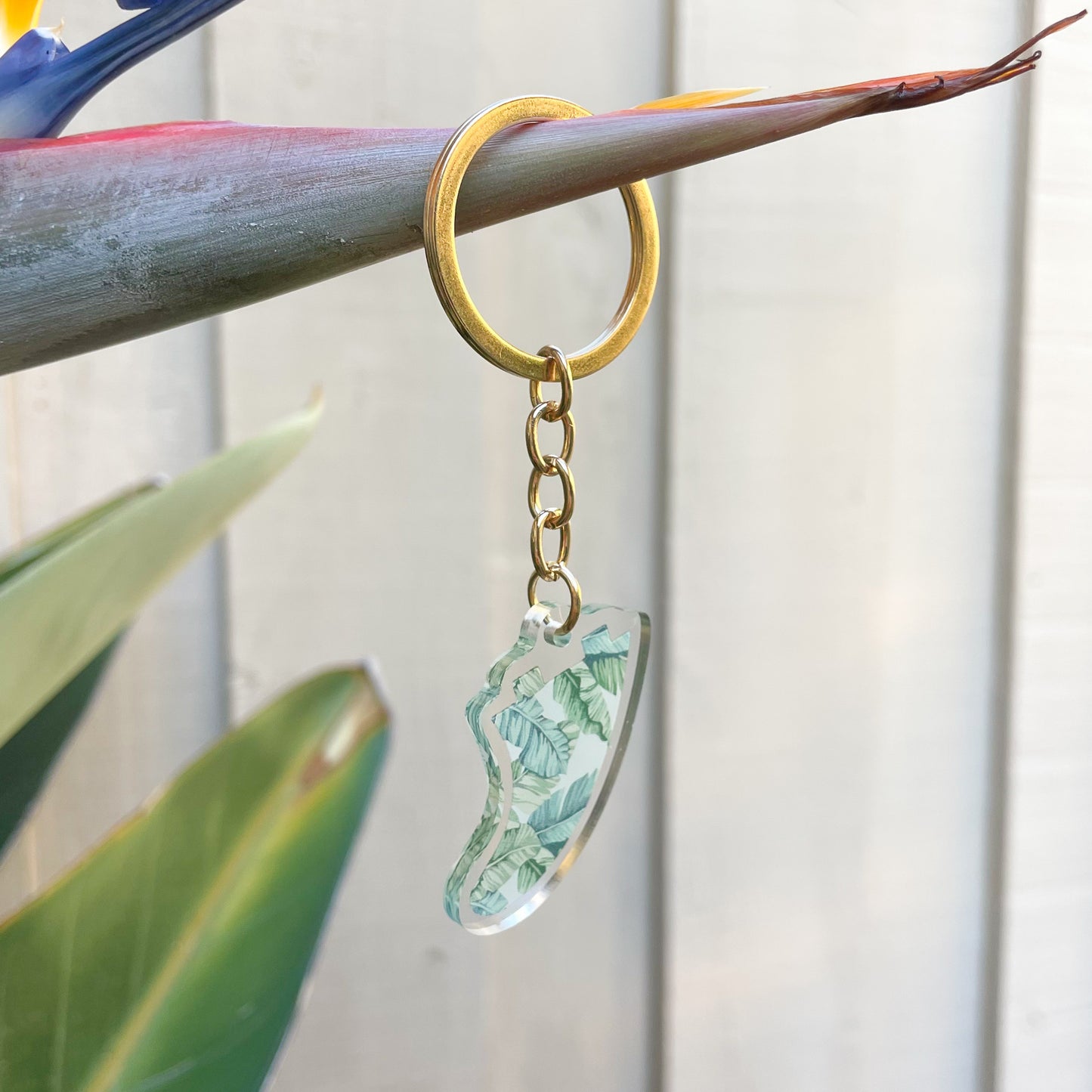 Fin Keychain | Banana Leaves