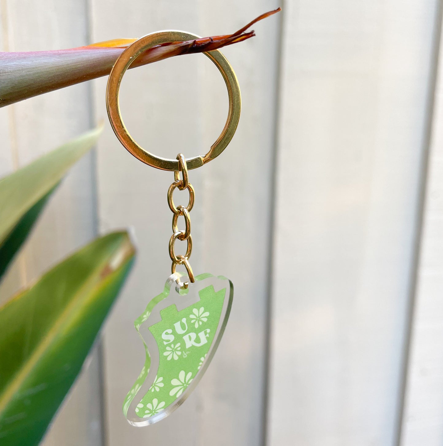 Fin Keychain | Surf Green
