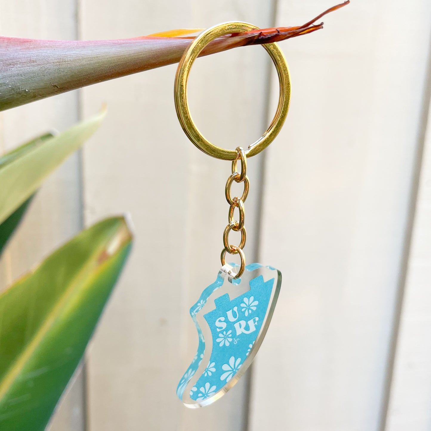 Fin Keychain | Surf Blue
