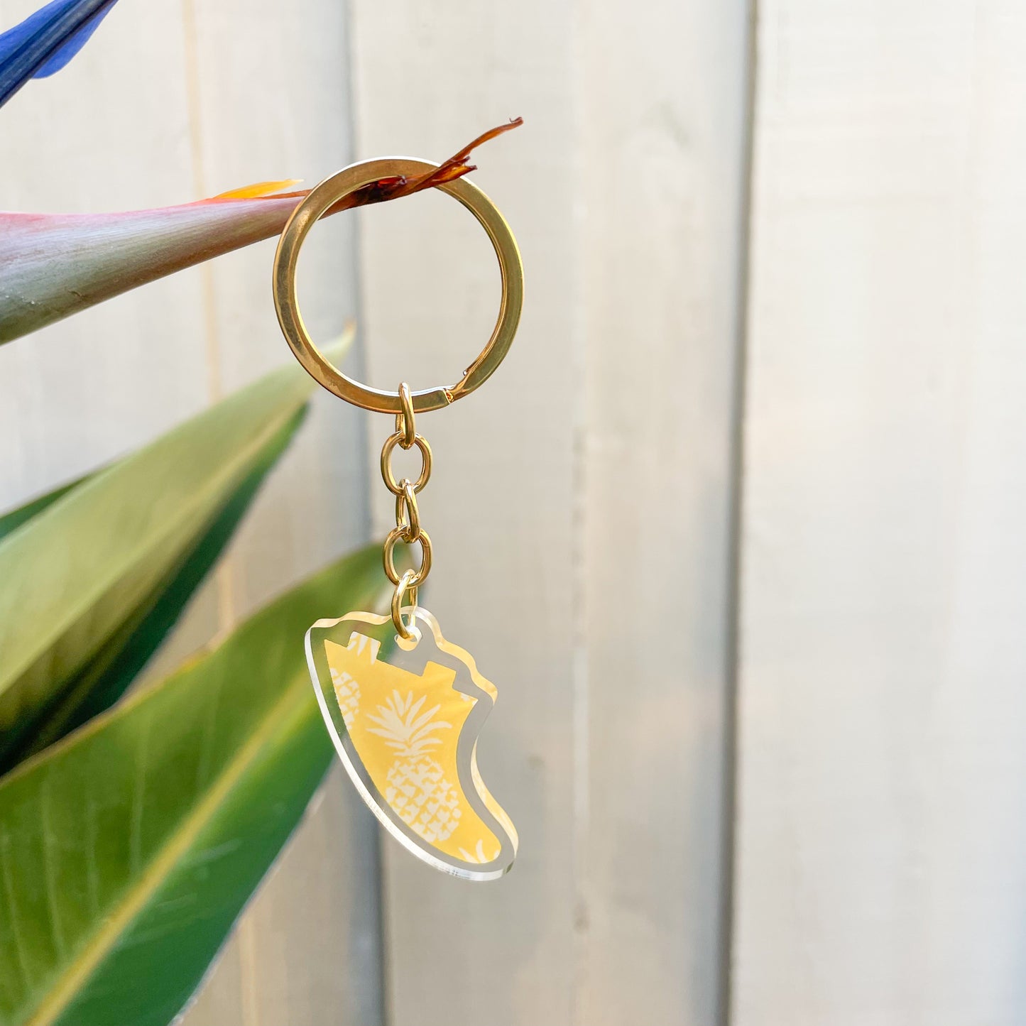 Fin Keychain | Pineapple