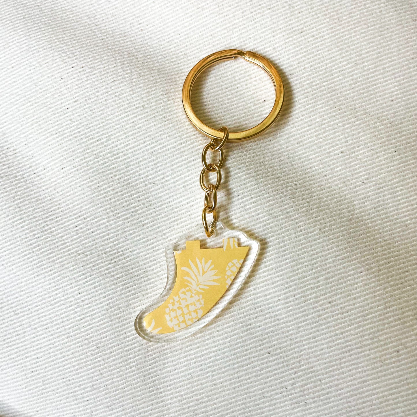 Fin Keychain | Pineapple