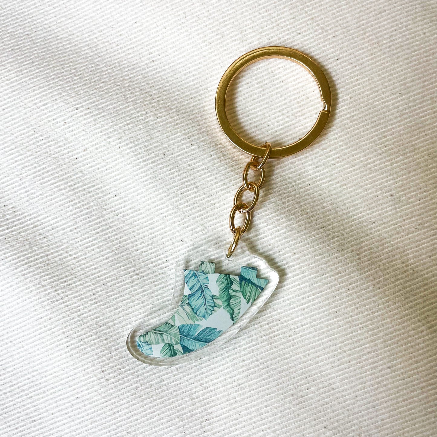 Fin Keychain | Banana Leaves