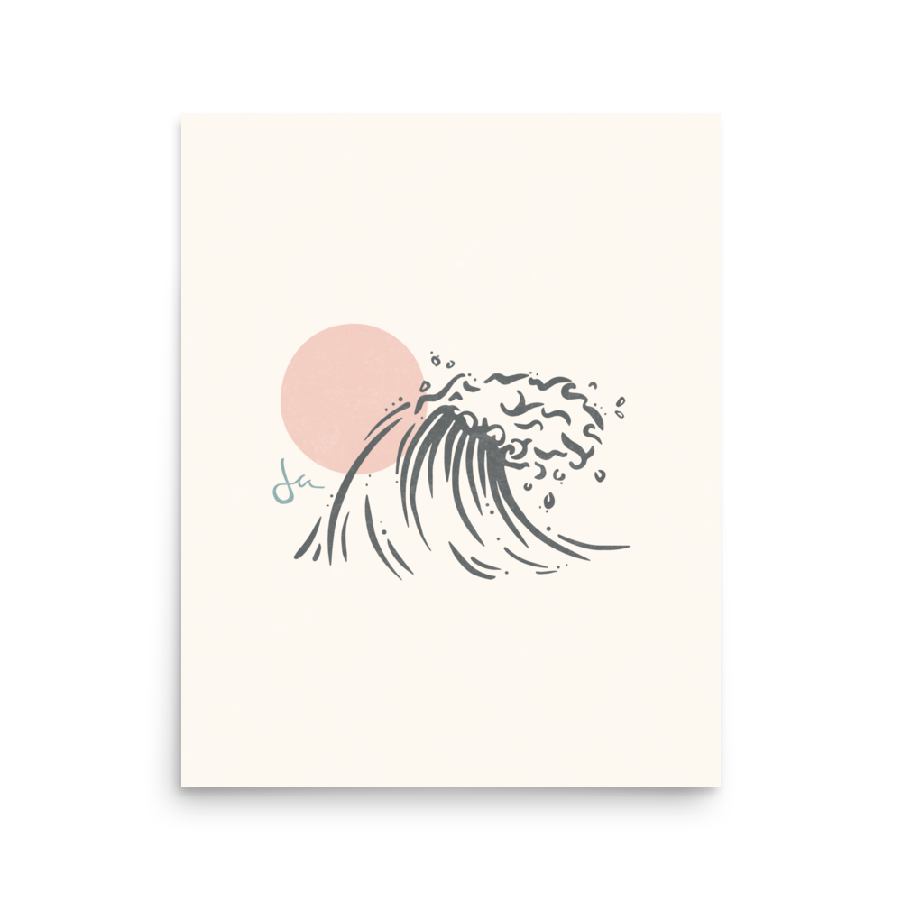 Poster | Nalu | Seafoam
