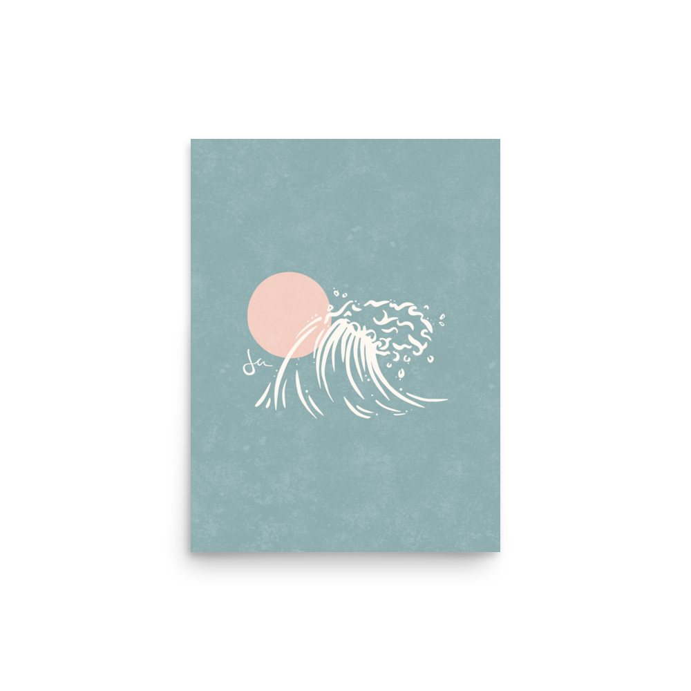 Poster | Nalu | Seafoam
