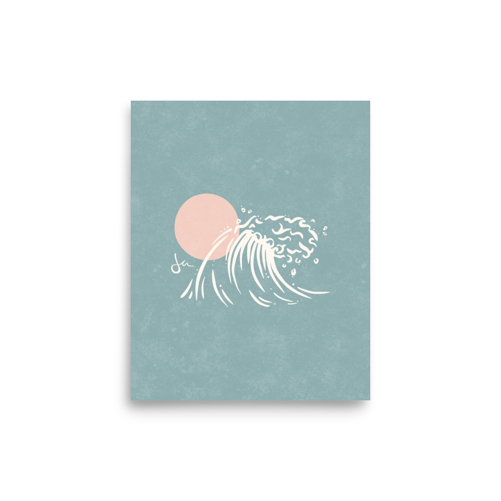 Poster | Nalu | Seafoam