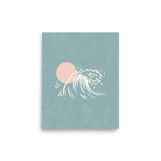 Poster | Nalu | Seafoam