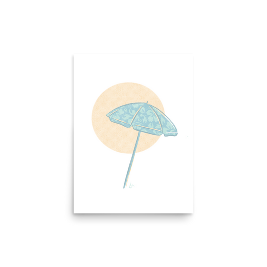 Poster | Brella | Sunny Teal