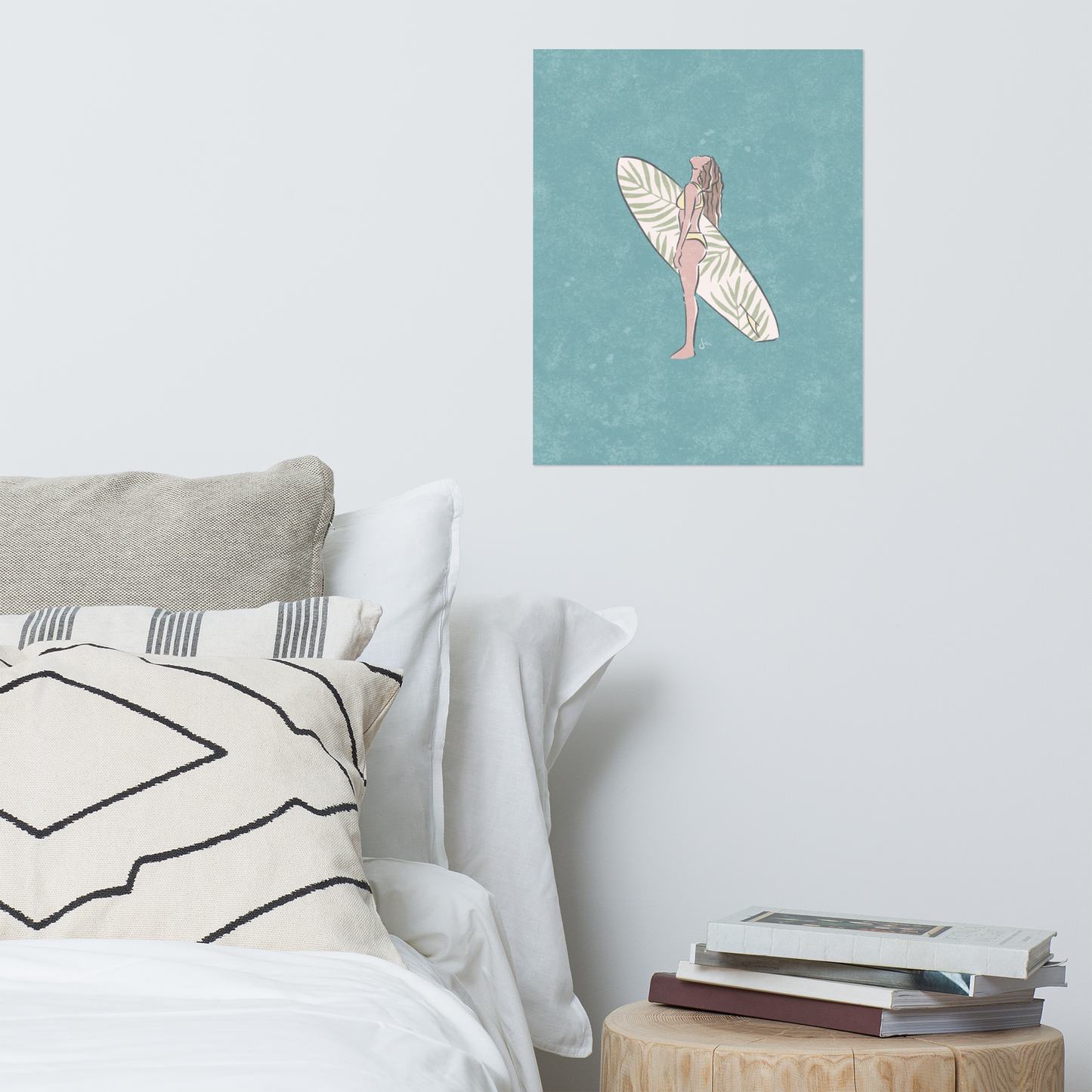 Poster | Looking Up | Teal