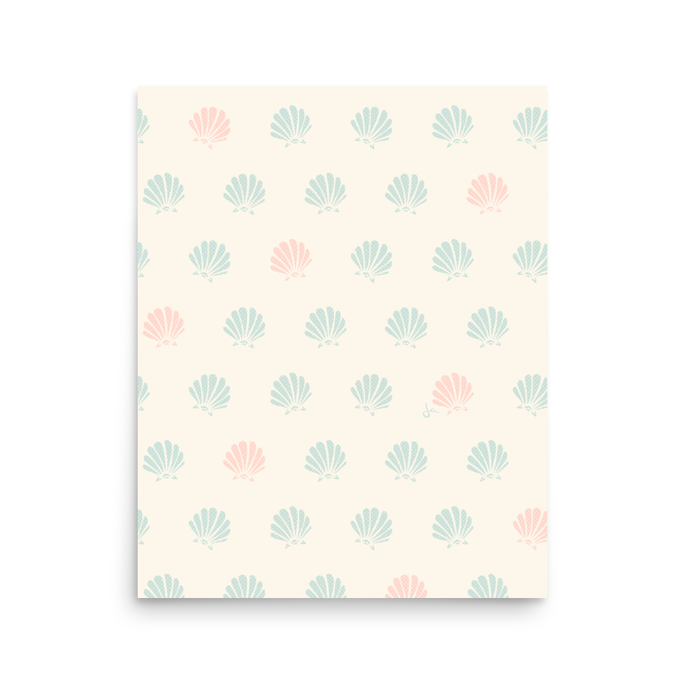 Poster | Tequila Sunrise Shell | Sand