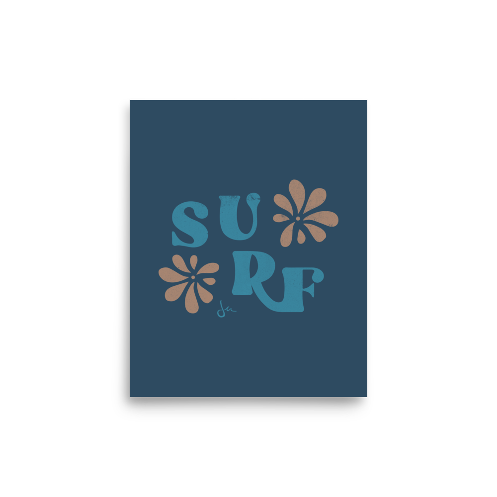 Poster | Surf | Seafoam