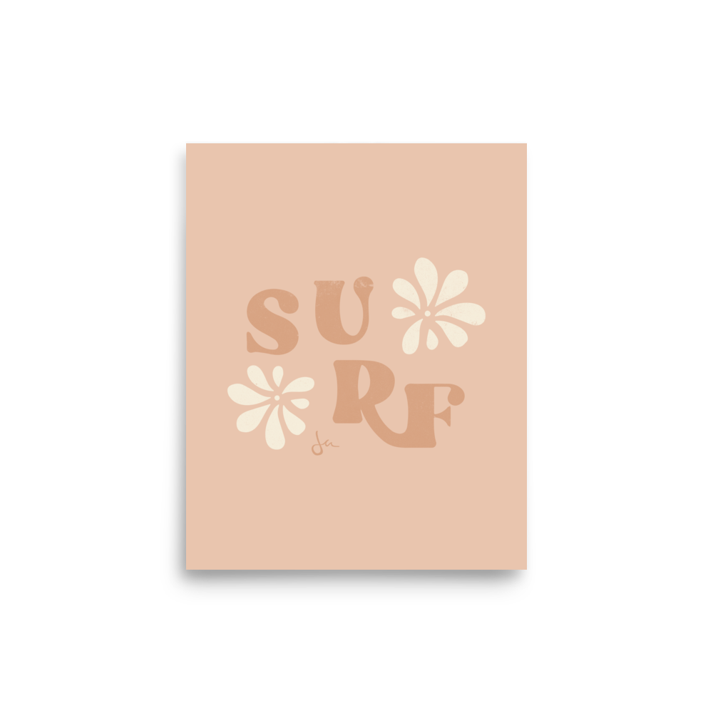 Poster | Surf | Seafoam