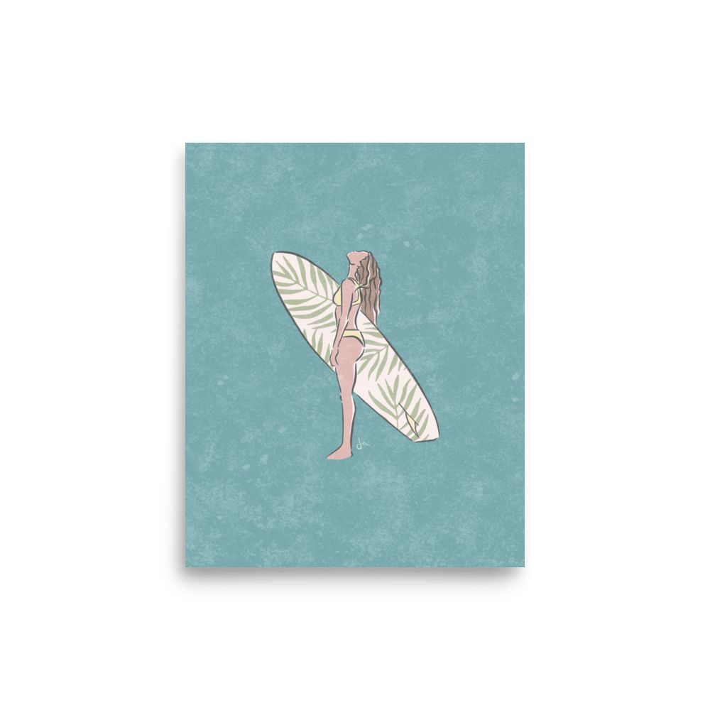 Poster | Looking Up | Teal