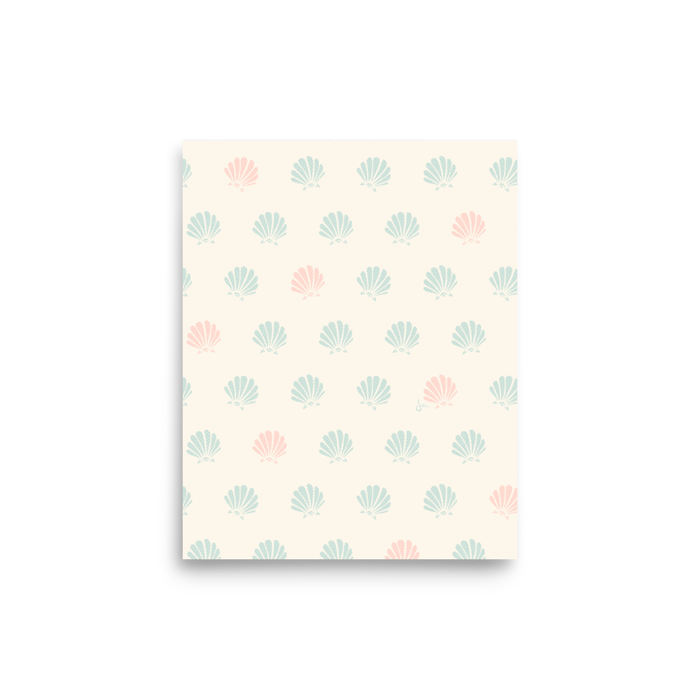 Poster | Tequila Sunrise Shell | Sand