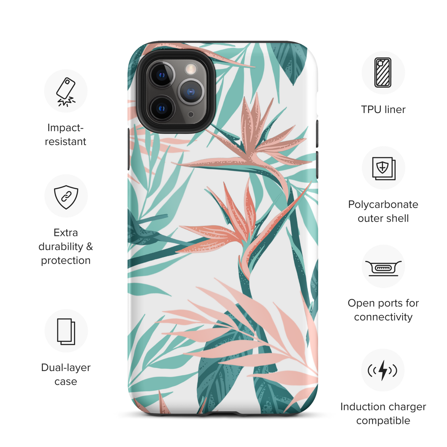 Tough iPhone Case | Paradise Birds