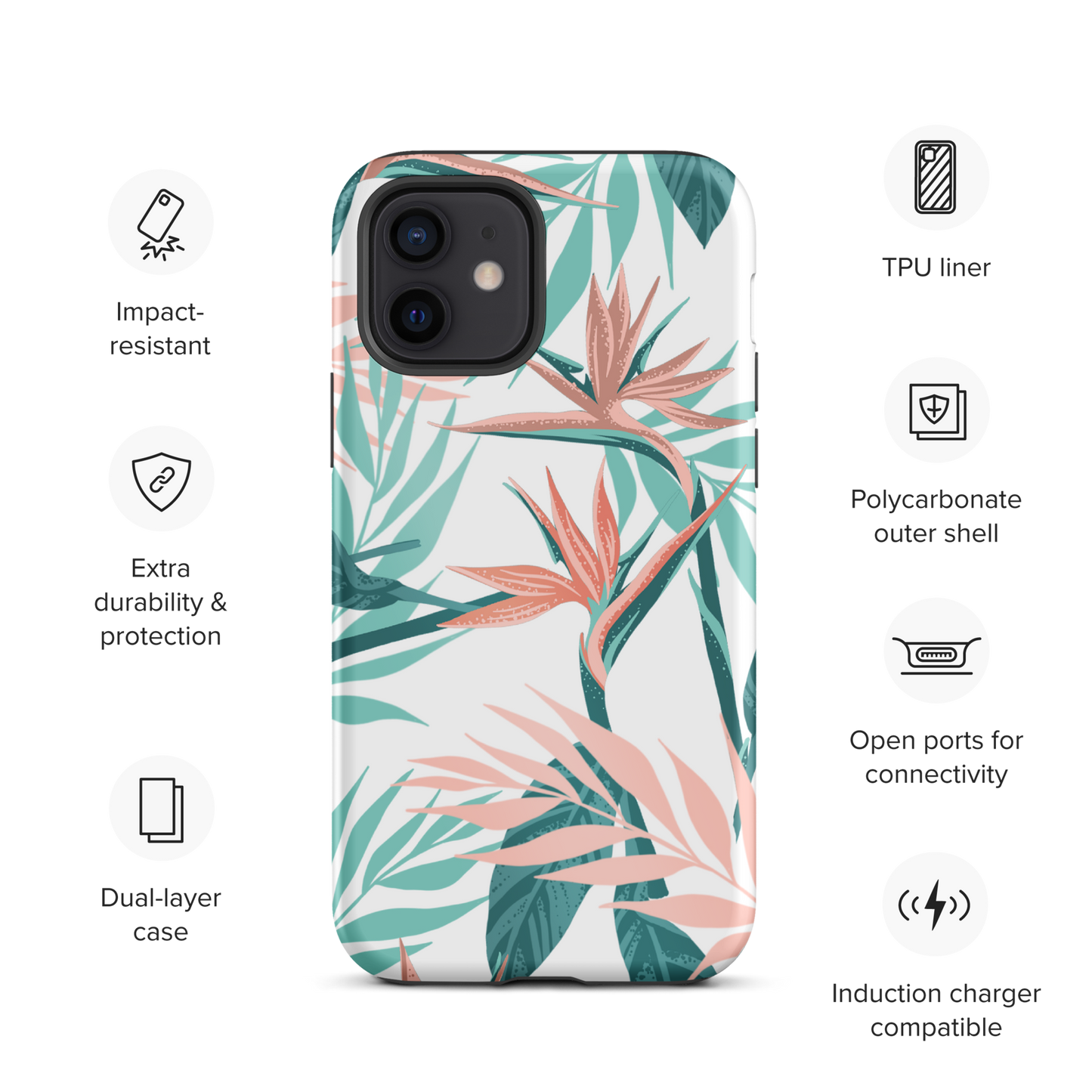 Tough iPhone Case | Paradise Birds
