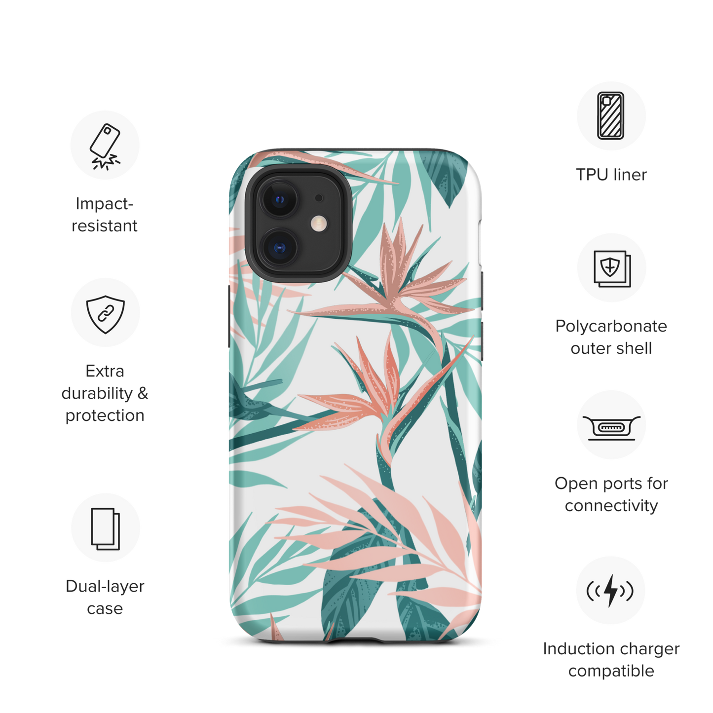 Tough iPhone Case | Paradise Birds