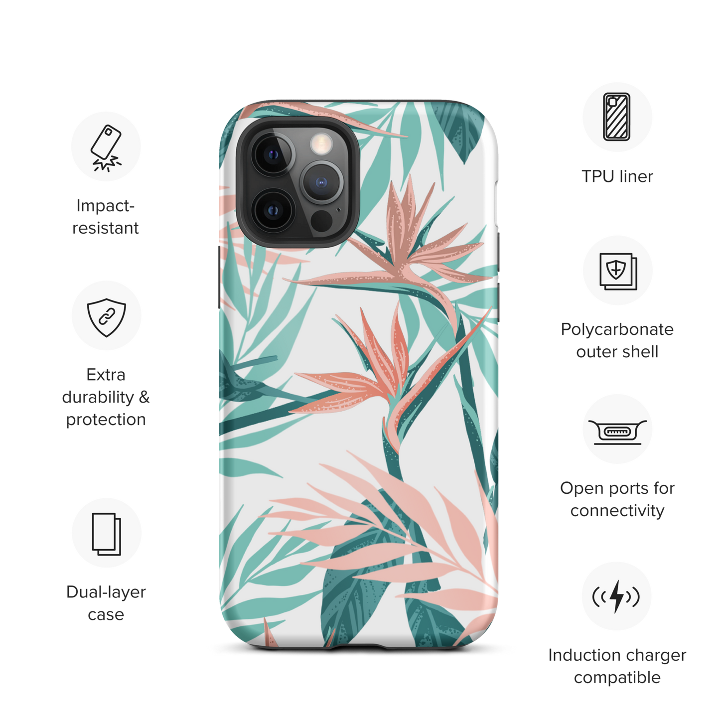 Tough iPhone Case | Paradise Birds