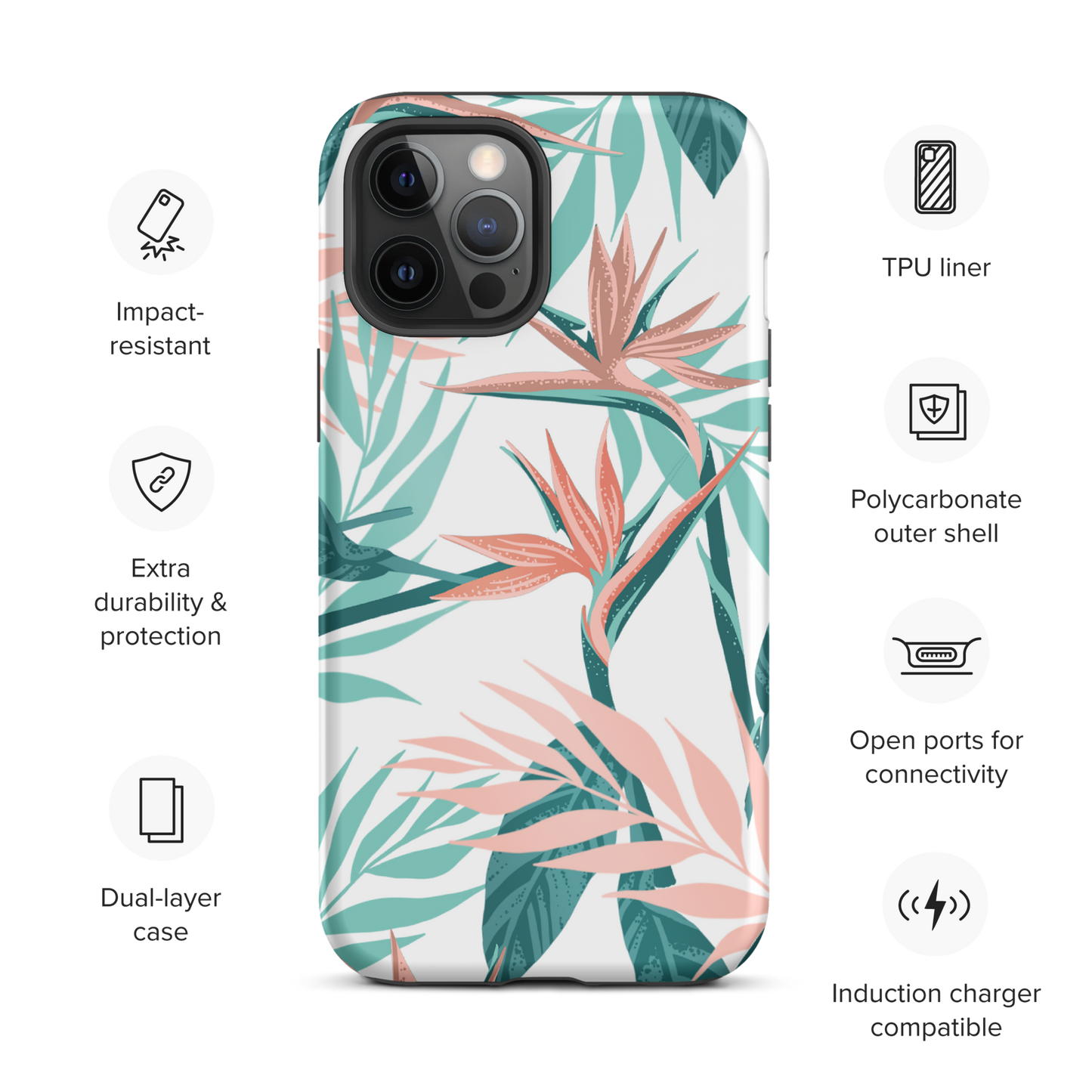 Tough iPhone Case | Paradise Birds