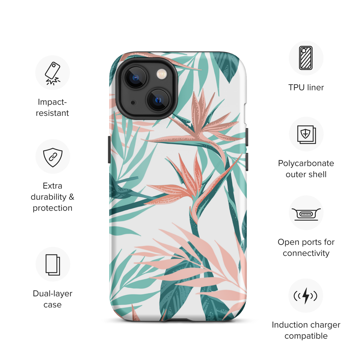 Tough iPhone Case | Paradise Birds