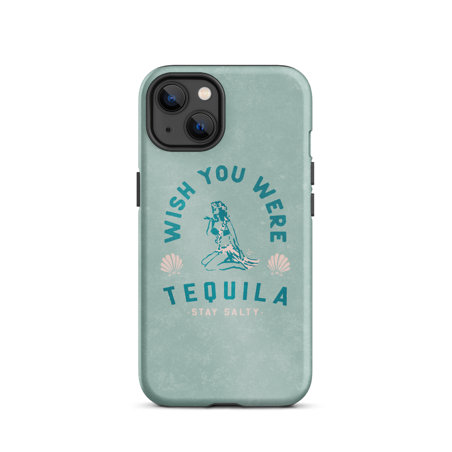 Tough iPhone Case | Hula Tequila - Seafoam