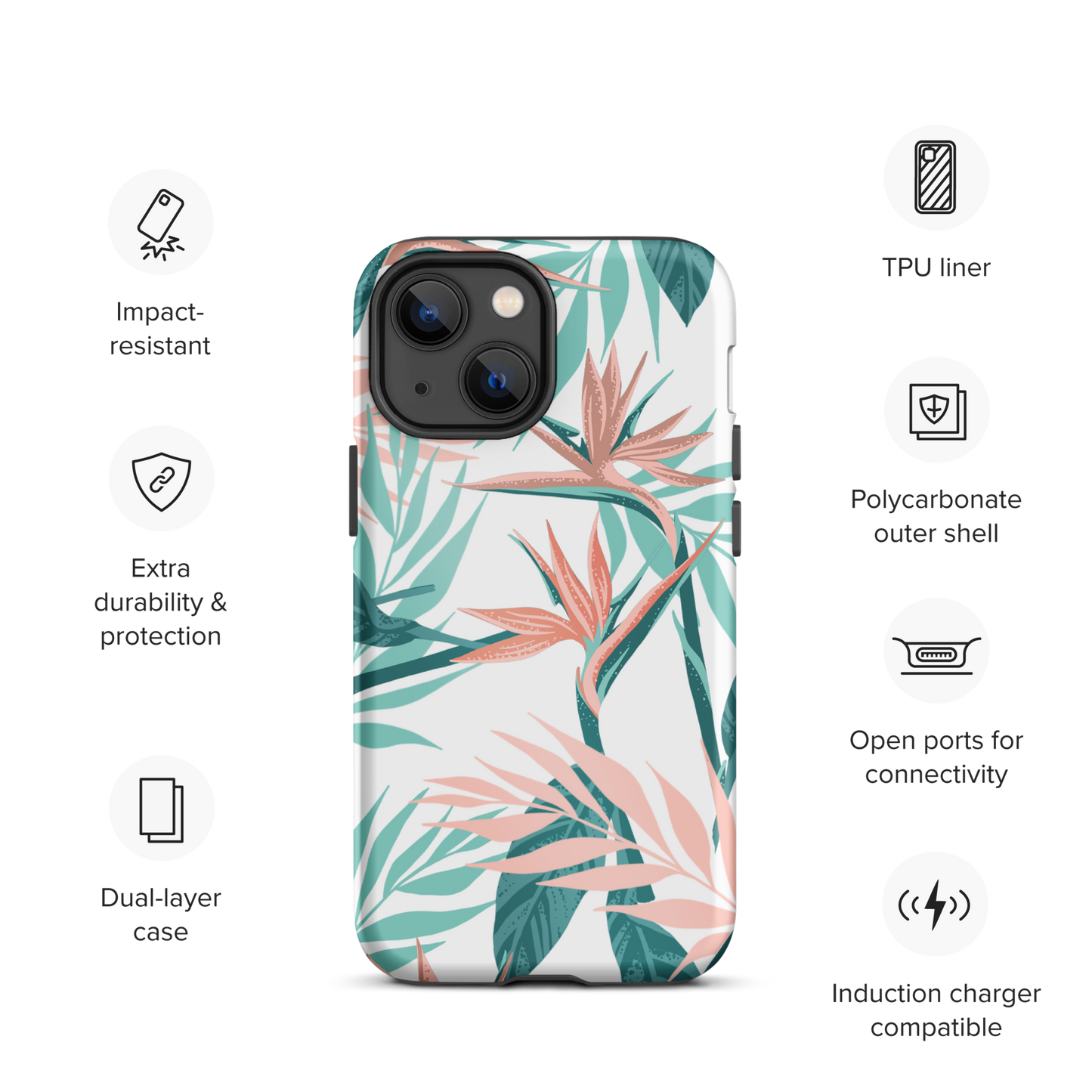 Tough iPhone Case | Paradise Birds