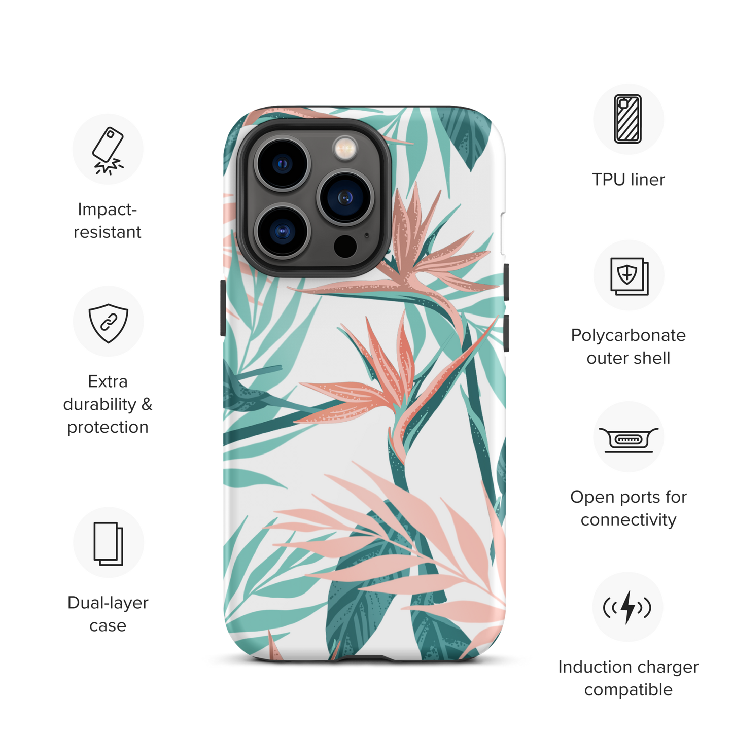 Tough iPhone Case | Paradise Birds