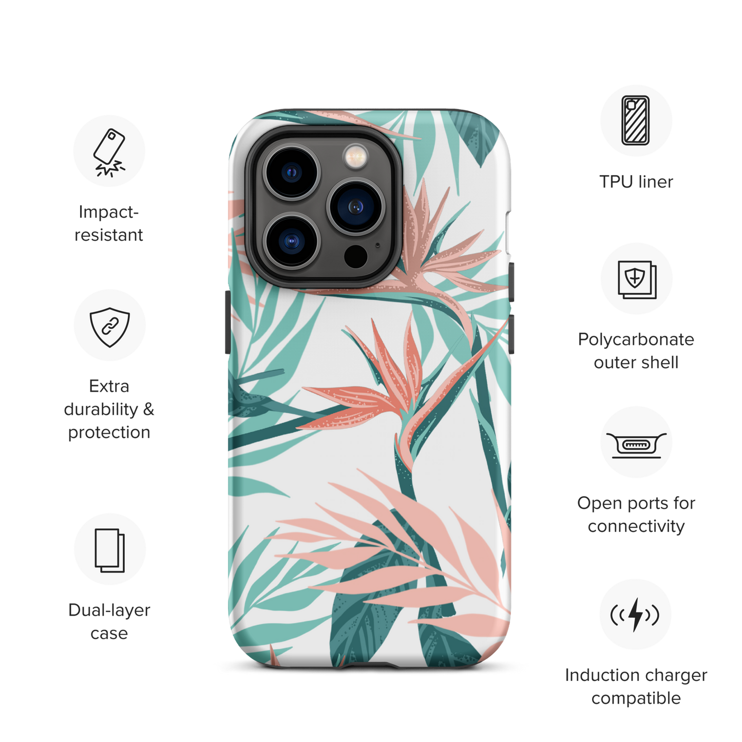 Tough iPhone Case | Paradise Birds