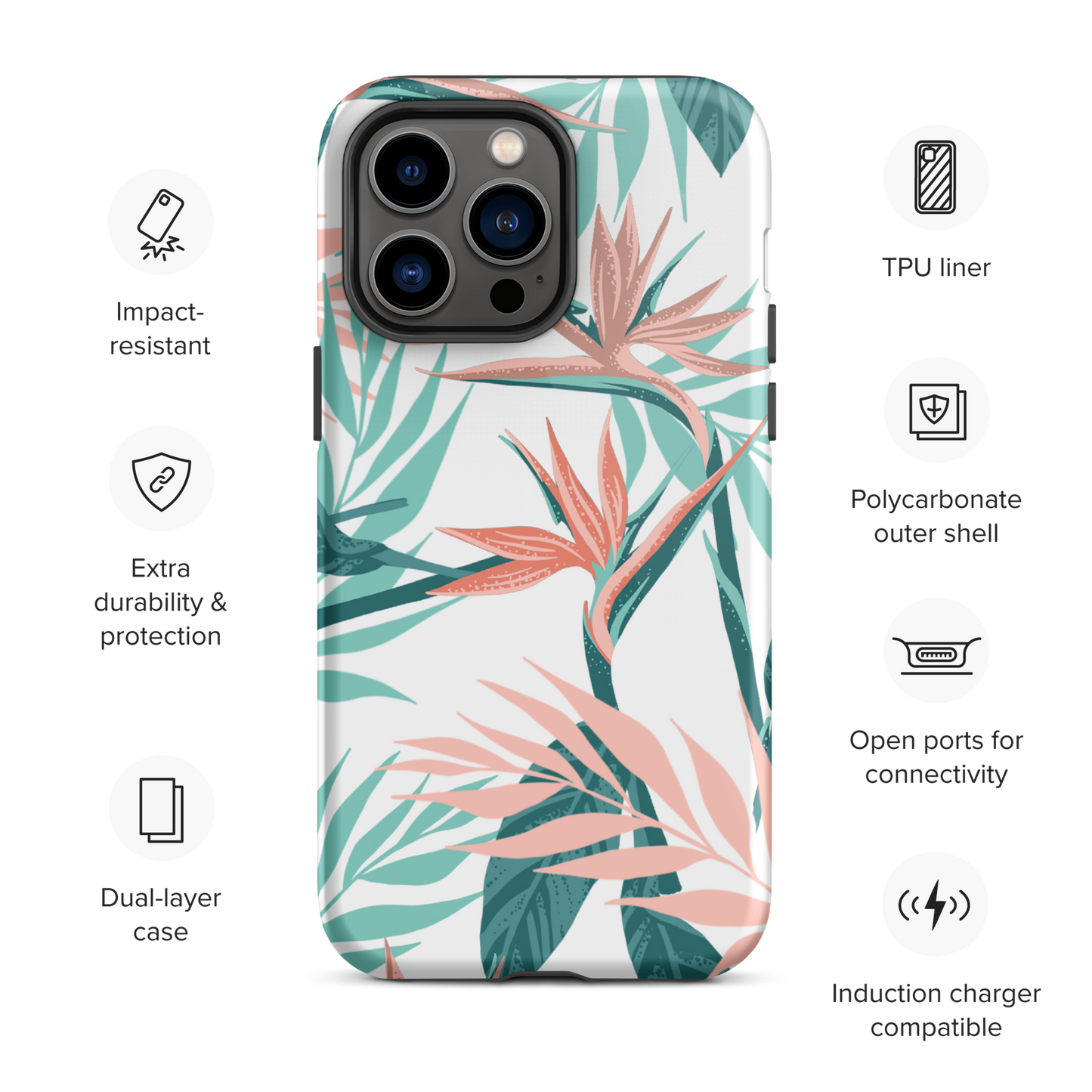 Tough iPhone Case | Paradise Birds