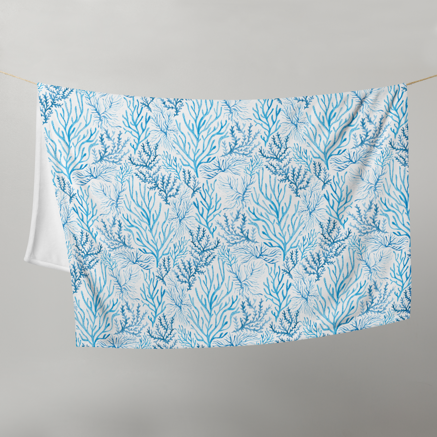 Throw Blanket | Sea Coral