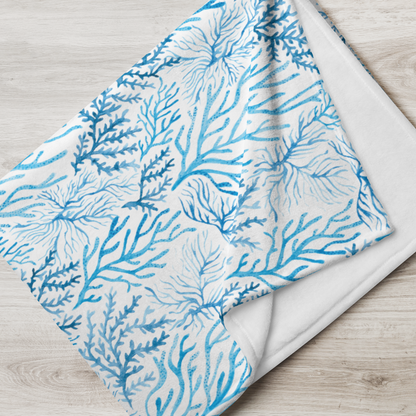 Throw Blanket | Sea Coral