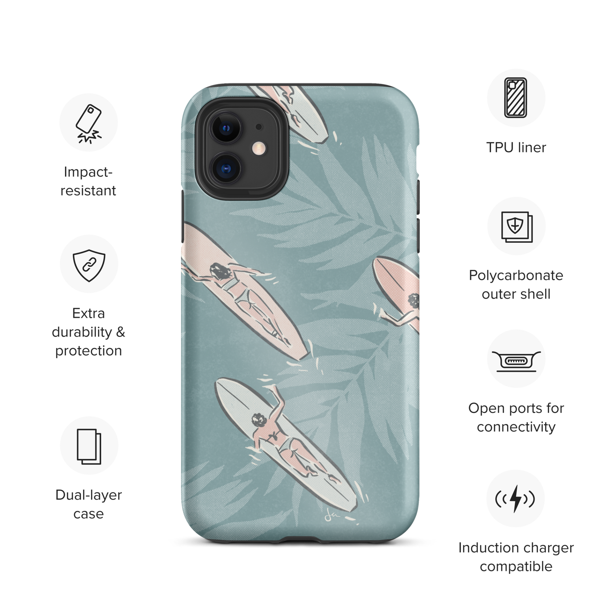 Tough iPhone Case | Paddle Out Jessica Miyuki Tough iPhone Case | Paddle Out Jessica Miyuki